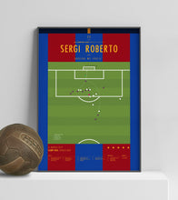 Cargar imagen en el visor de la galería, El gol de Sergi Roberto para culminar "La Remontada".